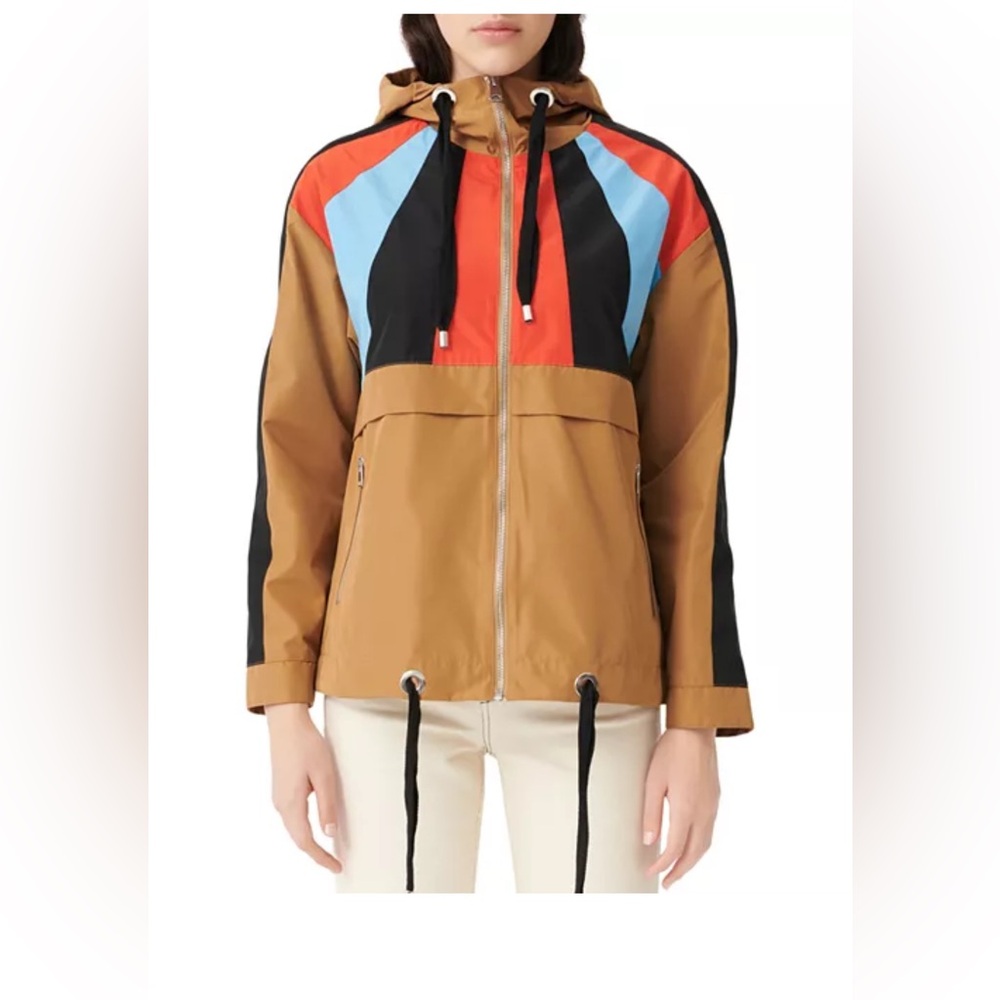 Maje
Banela Colorblock Windbreaker Jacket